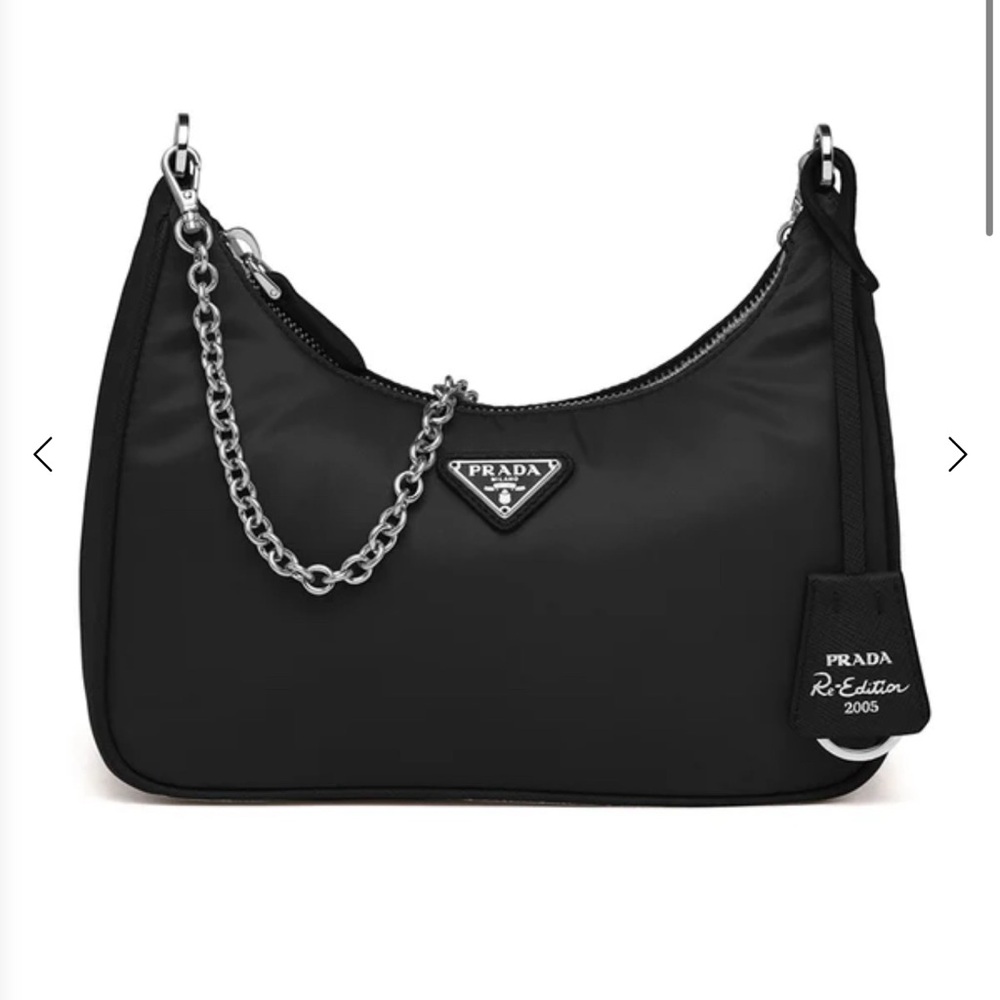 Prada Black Nylon Shoulder Bag